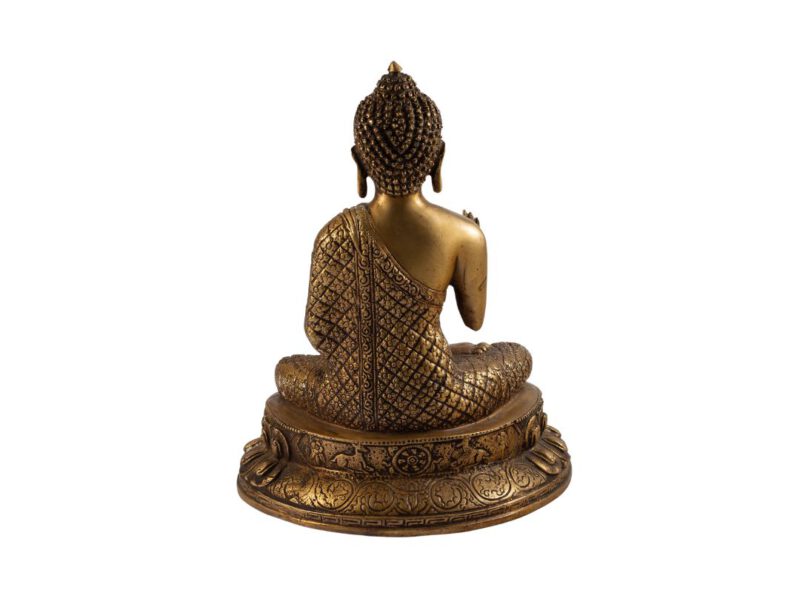 Buda Espiritual 27cm x 13cm x 20cm bronce vivirnepal.com